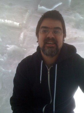 Ethan in Igloo 2014